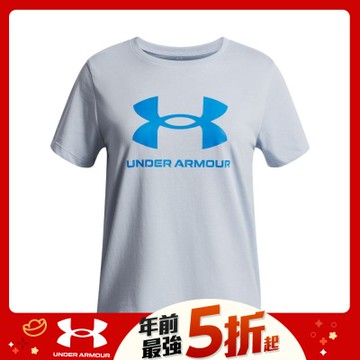 【UNDER ARMOUR】UA 女童 BIG LOGO 短袖T-Shirt_1389756-453