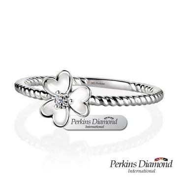 PERKINS 伯金仕 Hope幸運草系列 0.03克拉 鑽石戒指