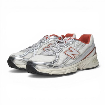 NEW BALANCE 休閒鞋 NB 740 奶油橘 銀 復古鞋 女 U7403SB