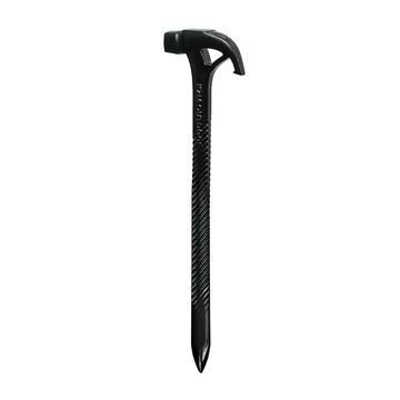 KZM OUTDOOR 兩用營釘 黑色  25cm  1支