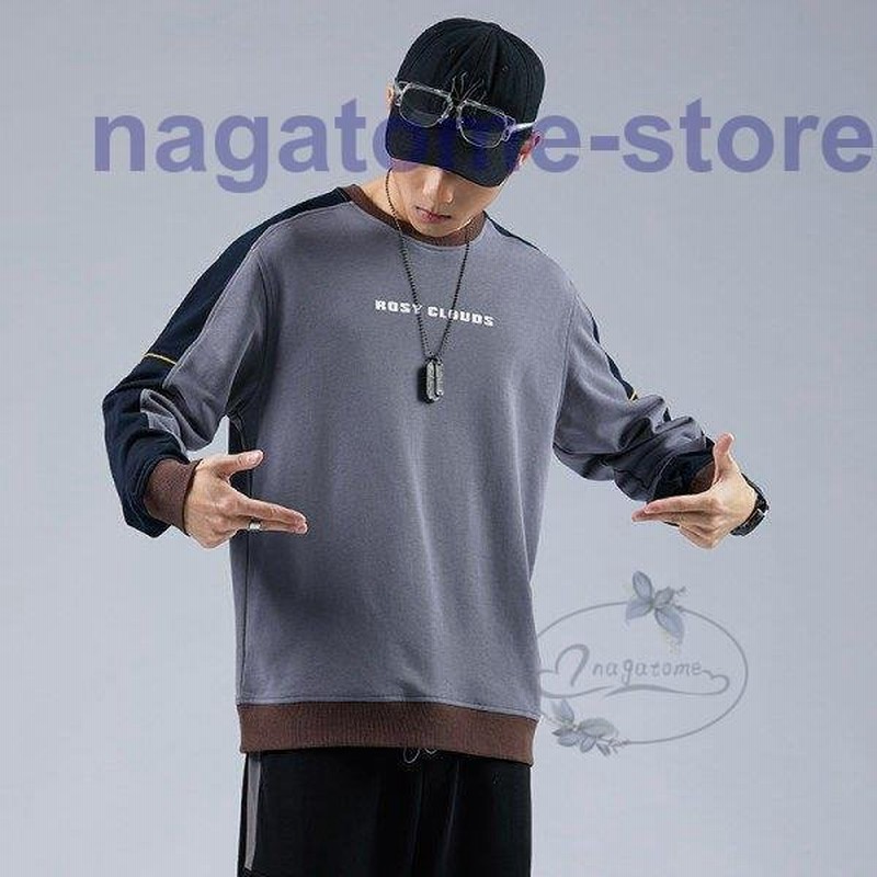 トレーナー メンズ 長袖 おしゃれ トレーナー プリント トレーナー プリント ロゴ 黒トレーナー 秋服 秋 新作 通販 Lineポイント最大0 5 Get Lineショッピング