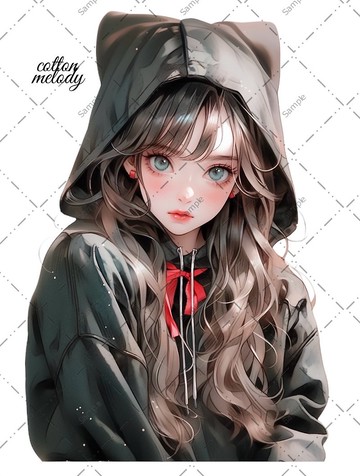 原創貼紙 No.220B 人物貼紙 原創貼紙 人物貼紙 女孩貼紙 原創人物貼紙