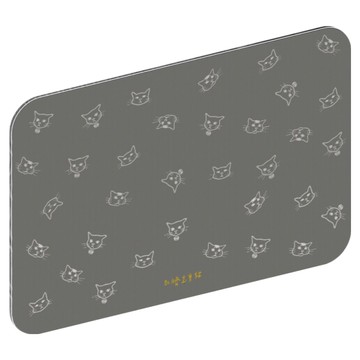 ABIS 軟式珪藻土地墊 聯名款 60 x 40 x 0.5cm 浴室吸水防滑腳踏墊  1個  肚臍是隻貓