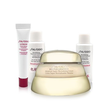 【SHISEIDO 資生堂】百優精純乳霜 50ml 贈 紅妍超導淨泉旅行組 (國際航空版)