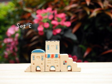 【特惠組】可愛地中海小屋4件組-有EFGH四款可選擇