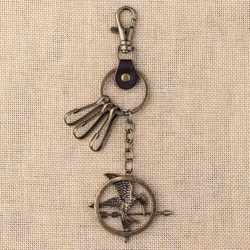 復古小掛件嘲笑鳥兩用鑰匙扣背包飾品男女鑰匙扣