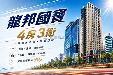 龍邦國寶｜四房附平車｜科博館草悟道商圈｜台中市西區臺灣大道二段