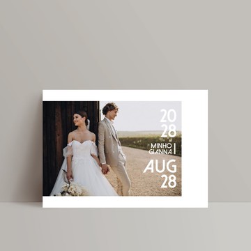 單卡喜帖【 喜帖印刷 】編號2507 明信片喜帖 少量喜帖 喜帖設