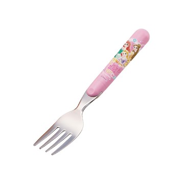 Skater 不鏽鋼叉子  粉色 + 銀色  1支