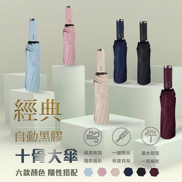 【JDUDS】【現貨快發】十骨自動傘💖自動傘 自動摺疊傘 加大傘面 雨傘 10骨自動傘摺疊傘