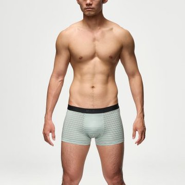 Mr.DADADO-黑標系列 M-3L貼身平口男內褲(海灣綠)GK6271GB