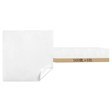 白牛平張淋膜紙 無印刷 500個 6包 - 食品級 防油防水 烘焙專用