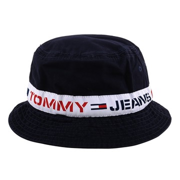 TOMMY HILFIGER- TOMMY JEANS 棉質漁夫帽(海軍藍)L~XL