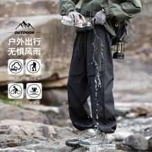 台灣現貨衝鋒褲保暖褲加厚褲