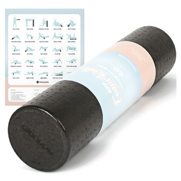 lalaapple EPP 瑜珈柱 + 運動指南海報  黑色的  1組  60 x 15cm