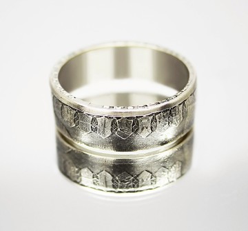 意大利硬幣戒指銀500 里拉 1958-1961 硬幣戒指男士硬幣戒指 wo