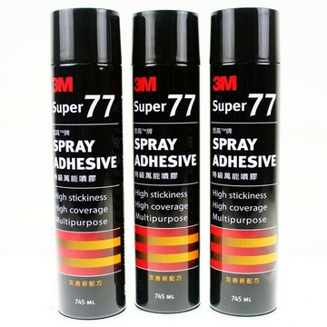 3M噴膠 思高牌 77特級萬能噴膠 (黑罐)745ml/一箱12罐入(定570)-明祥【APP滿額下單4%點數(單一帳號最高1000點)】7/31止