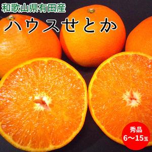 ふるさと納税 U6225n_ハウスせとか 秀品 6〜15玉 和歌山県有田産 和歌山県湯浅町