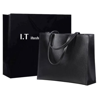 IT女包大容量托特包通勤包公文包單肩包軟皮包2025新款潮時尚百搭