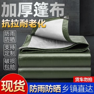 🔥99免運✨加厚防雨布防水貨車篷布塑料布三輪車遮陽雨棚油布帆布地攤布 W15F