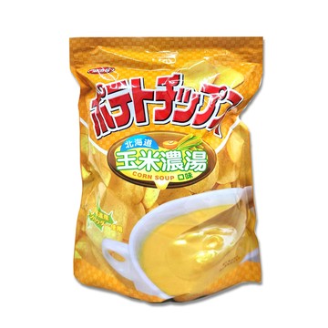洋芋片 【湖池屋】北海道玉米濃湯口味洋芋片500公克