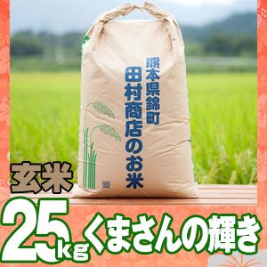 5年産　熊本県産くまさんの輝き玄米25kg