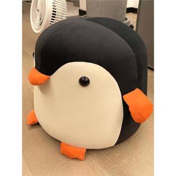 軟凳客廳小凳子網紅換鞋凳家用可愛坐墩動物企鵝矮凳兒童坐凳鞋凳