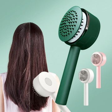 中央氣囊梳 光滑珠頭不傷頭皮 梳子 按摩梳 清髮氣墊梳 美髮梳 一鍵護髮梳 髮梳 順髮梳【ZN0105】《約翰家庭百貨