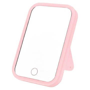 LED化妝鏡 17cm  白色/粉色