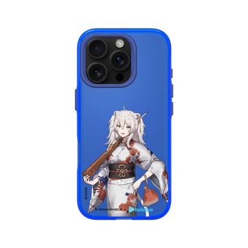 iPhone 16 Pro Clear 激光藍 - 獅白牡丹 獅白ぼたん - 哇哈哈哈!大獅來啦!