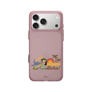 iPhone 17 Pro Max Clear (相機按鈕) 晶醺玫 - 迪士尼-史迪奇 Disney Stitch - 史迪奇 Lilo et Stitch - Aloha !