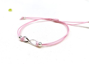 【 925純銀 】 無限手環 (むげん粉)