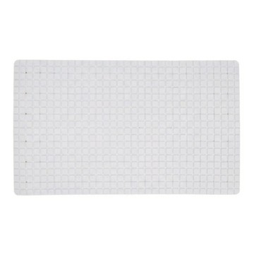 新錸家居 TPE浴室防滑墊/可拼接真空吸盤地墊  71 x 40cm  1個  簡約白