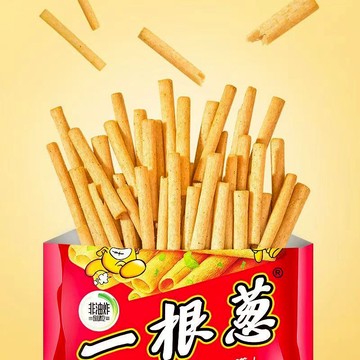 【台灣出貨】甘師傅一根蔥 熱銷大包膨化休閒零食 小喫香蔥味薯條
