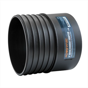 【得擘】5吋螺牙快速接頭左旋(內徑)集塵 轉接管 接頭 美國 POWERTEC 集塵機配件/接頭/管口/集塵接口