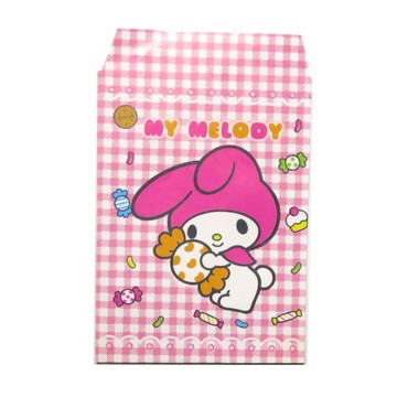 asdfkitty*美樂蒂紅包袋 禮物袋 信封 包裝袋-1組5個-正版商品