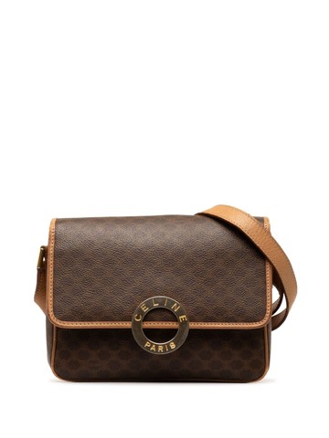 Céline Pre-Owned - 2013 Macadam crossbody bag - women - Fabric - One Size - Brown