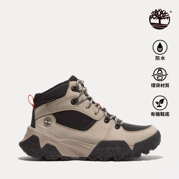 Timberland 男款灰褐色Motion Scramble防水中筒健行鞋|A6DD1EN5