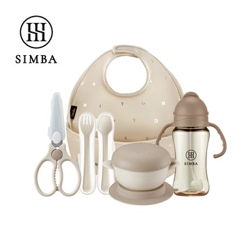 小獅王辛巴 食力滿滿 萌寶補水經典組(摩卡慕斯)