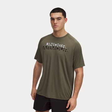 【UNDER ARMOUR】UA 男 T2G 印花短POLO