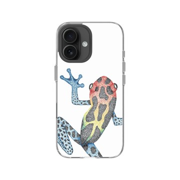 iPhone 16 Clear Case（相機按鈕） 透明 - MOLECULARTS - 青蛙