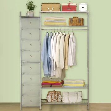 【巴塞隆納】WP4+D型90公分衣櫥架(無防塵)(DP-61-13)