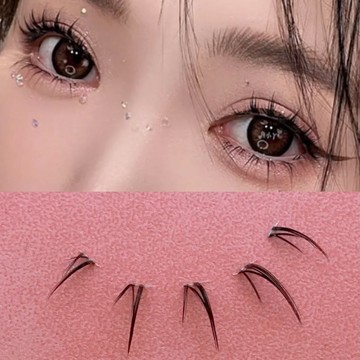 臺灣/✨假睫毛   自粘假睫毛被問了N 遍的毛流感下睫毛!上鏡單簇朵漫畫濃密隱形簇細梗假睫毛