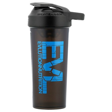 EVLution Nutrition, EVL Sport Shaker，黑色，27 盎司