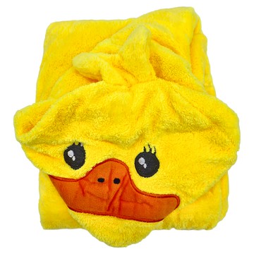 ROYALLIN 蘿林嚴選 兒童斗篷浴巾 (小鴨款)  尺寸: 80*120cm  材質: 珊瑚絨  重量: 360g  1條