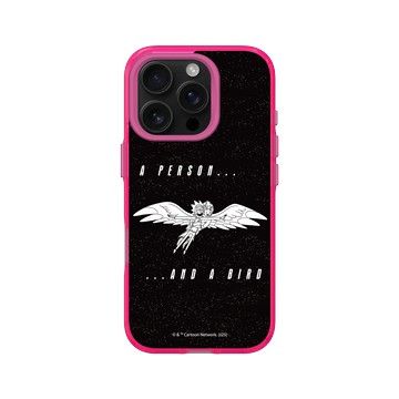 iPhone 16 Pro Clear 粉漾桃 - 瑞克和莫蒂 Rick and Morty - 瑞克和鳥