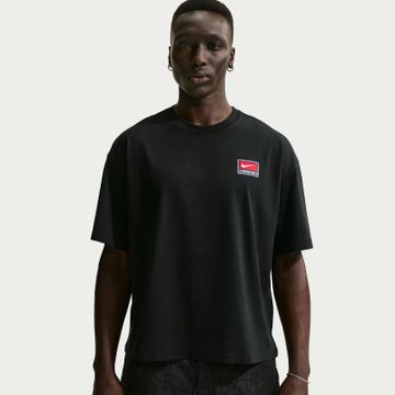 NIKE 短袖上衣 男 寬鬆版型 AS M NL SS BOXY KNIT TOP 黑 II4380-010