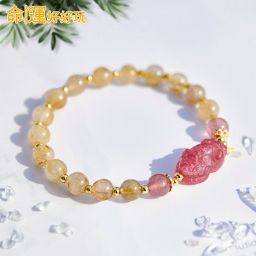 【命運好好玩】緣來有錢鈦晶貔貅手鍊