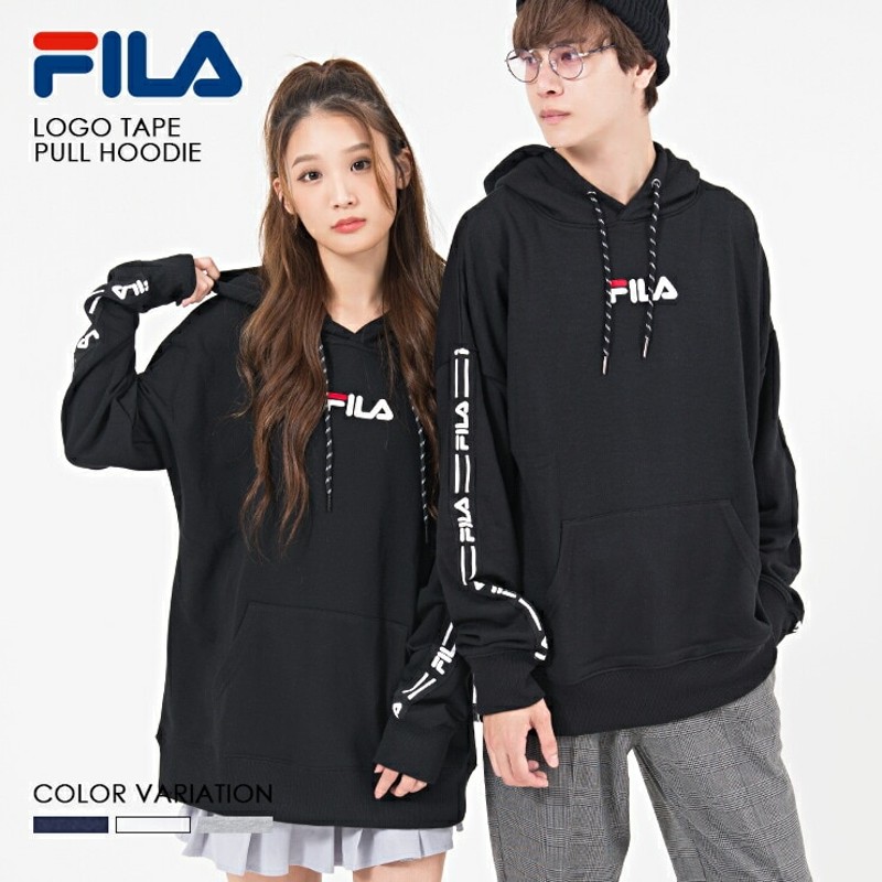 フィラ Fila パーカー メンズ ブランド トレーナー おしゃれ プルオーバー 長袖 プルパーカー 人気 秋 冬 服 メンズファッション 黒 白 帽子 フード ロゴテープ 通販 Lineポイント最大1 0 Get Lineショッピング