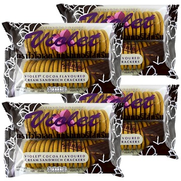 Violet 巧克力風味三明治夾心餅乾  165g  4包